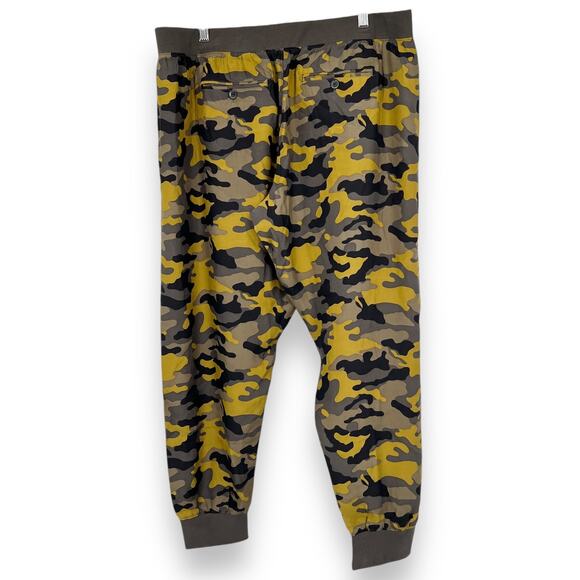 ATM Anthony Thomas Melillo Silk Camo Jogger High Waisted Pleated Pant Women’s XL - Picture 3 of 10